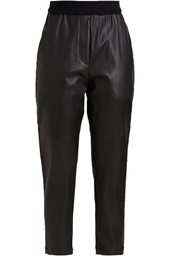 BRUNELLO CUCINELLI Leather tapered pants