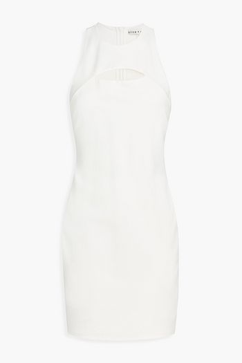 ALICE + OLIVIA Cutout ponte mini dress