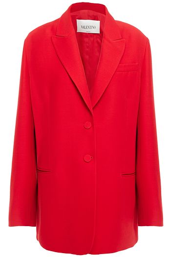 VALENTINO Blazer aus Crêpe aus einer Seiden-Wollmischung