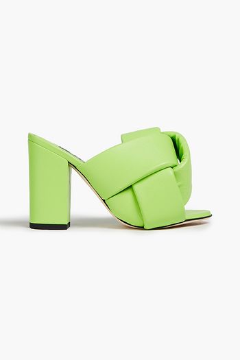 MSGM Padded leather mules