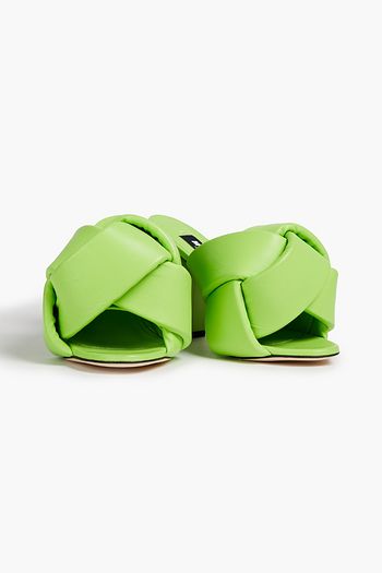MSGM Padded leather mules