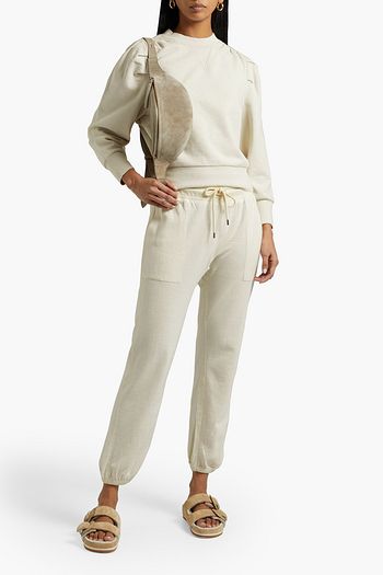 FRAME Cotton-blend jersey track pants