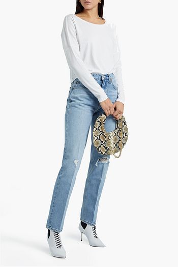FRAME Pima cotton-jersey top