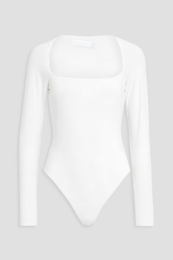 JONATHAN SIMKHAI Cupro-blend jersey thong bodysuit