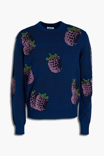 ACNE STUDIOS Slim-fit jacquard-knit sweater