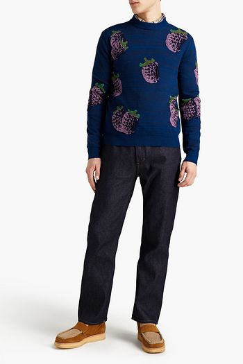 ACNE STUDIOS Slim-fit jacquard-knit sweater