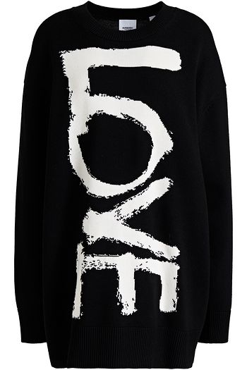 BURBERRY Intarsia-knit sweater