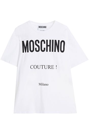 MOSCHINO T-Shirt aus Baumwoll-Jersey mit Print