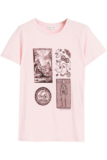 ALEXANDER MCQUEEN Printed cotton-jersey T-shirt