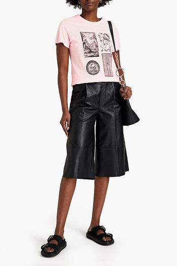 ALEXANDER MCQUEEN Printed cotton-jersey T-shirt