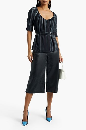 ALTUZARRA Leather culottes