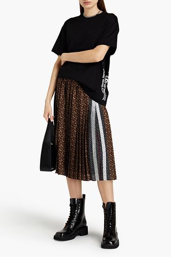 BURBERRY Printed cotton-jersey T-shirt