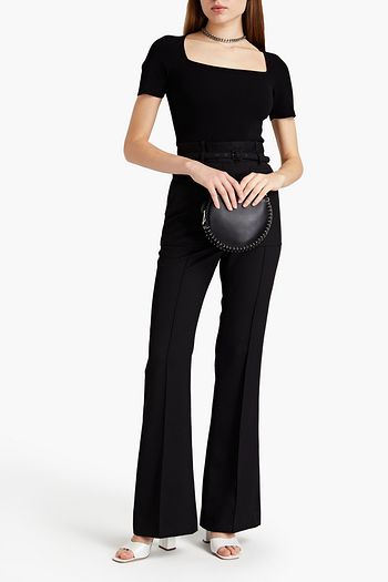 GIVENCHY Wool-twill flared pants
