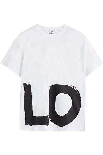 BURBERRY Printed organic cotton-jersey T-shirt