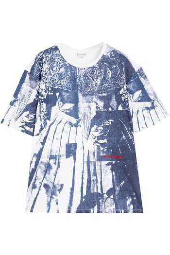 ALEXANDER MCQUEEN Printed cotton-jersey T-shirt