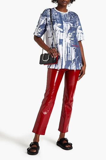 ALEXANDER MCQUEEN Printed cotton-jersey T-shirt