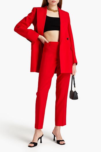 GIVENCHY Wool-crepe slim-leg pants