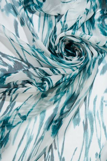 SALVATORE FERRAGAMO Printed silk-chiffon scarf