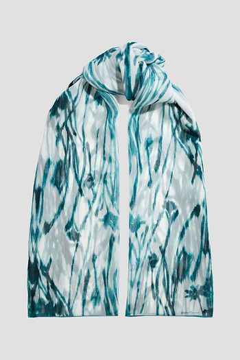 SALVATORE FERRAGAMO Printed silk-chiffon scarf