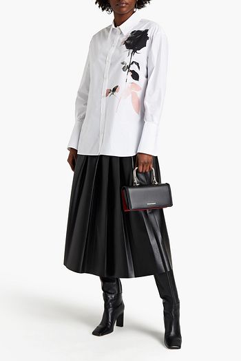 ALEXANDER MCQUEEN Hemd aus Baumwollpopeline mit Print
