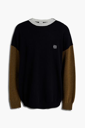 LOEWE Color-block wool sweater