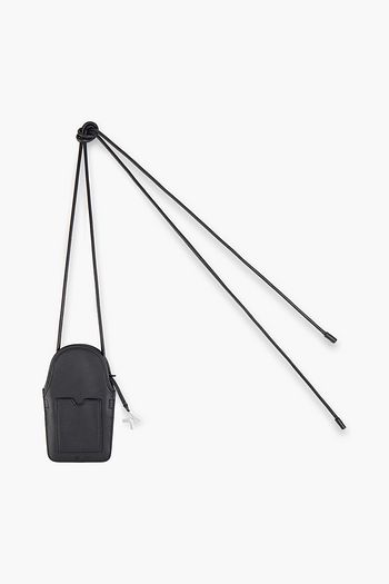 KENZO Smartphone-Tasche aus Narbenleder