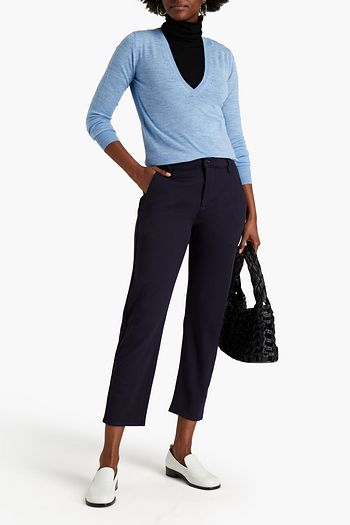 7 FOR ALL MANKIND Cropped jersey tapered pants