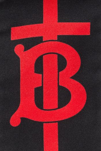 BURBERRY Printed silk-satin twill scarf