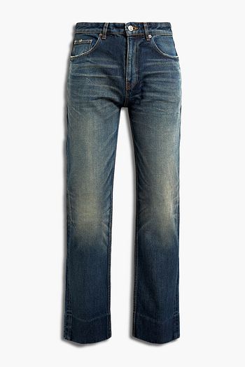 BALENCIAGA Slim-fit faded denim jeans