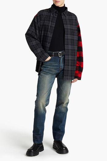 BALENCIAGA Slim-fit faded denim jeans