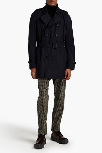 BURBERRY Doubkle-breasted cotton-gabardine trench coat