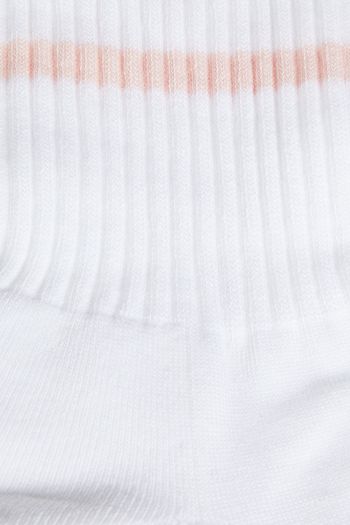 BURBERRY Jacquard-trimmed ribbed cotton-blend socks
