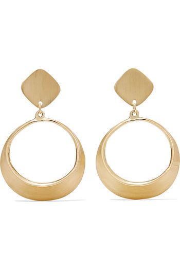 KENNETH JAY LANE Gold-tone clip earrings