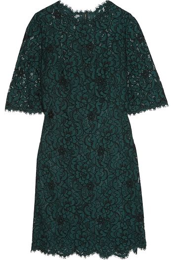DOLCE & GABBANA Minikleid aus schnurgebundener Spitze