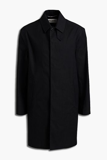 SAINT LAURENT Cotton-gabardine coat