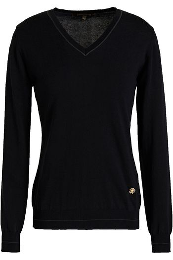 ROBERTO CAVALLI Cotton and cashmere-blend sweater