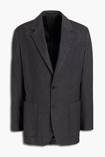 THE ROW Walter mélange silk and cashmere-blend felt blazer