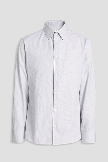 THE ROW Jasper striped cotton-poplin shirt