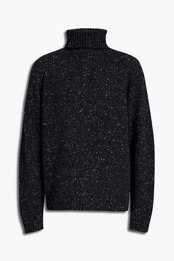 THE ROW Asher marled wool-blend turtleneck sweater