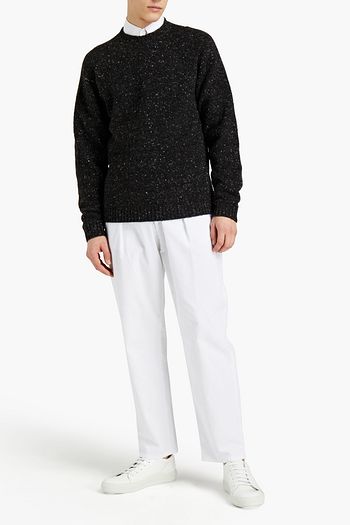 THE ROW Ezra marled wool-blend sweater