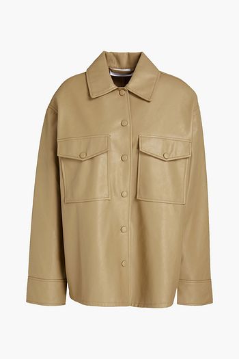 SAMSØE Φ SAMSØE Shereen faux leather shirt