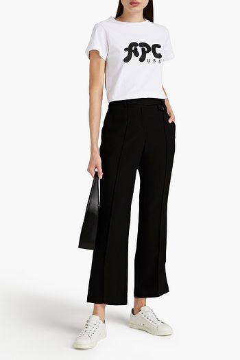 A.P.C. Printed cotton-jersey T-shirt