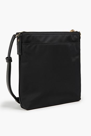 MARC JACOBS Faux leather-trimmed shell shoulder bag