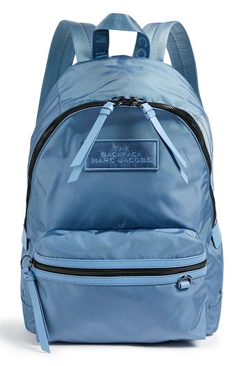 MARC JACOBS Logo-appliquéd shell backpack