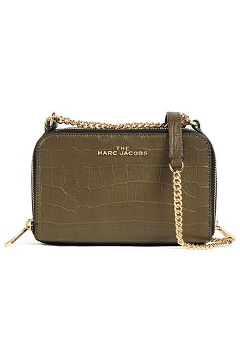 MARC JACOBS Croc-effect leather shoulder bag