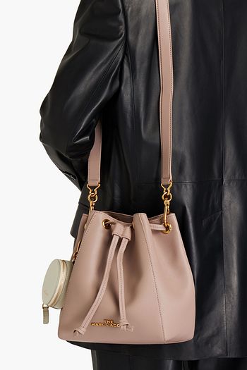 MARC JACOBS Textured-leather bucket bag