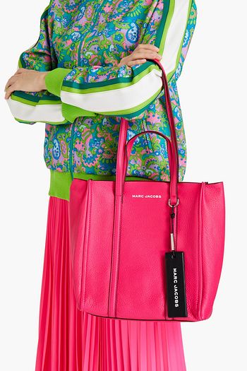 MARC JACOBS The Tag pebbled-leather tote