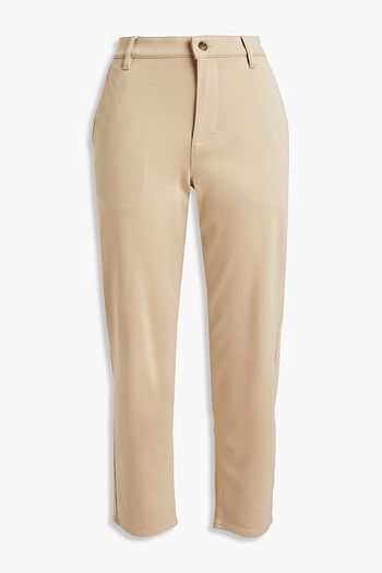 7 FOR ALL MANKIND Cropped jersey tapered pants