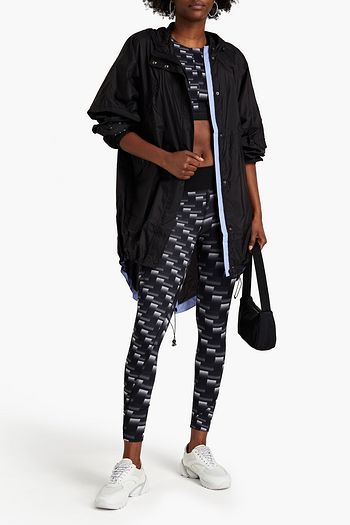 MCQ ALEXANDER MCQUEEN Parka aus Shell mit Kapuze und Applikationen