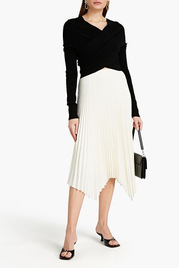 ALTUZARRA Ribbed wool and cashmere-blend top